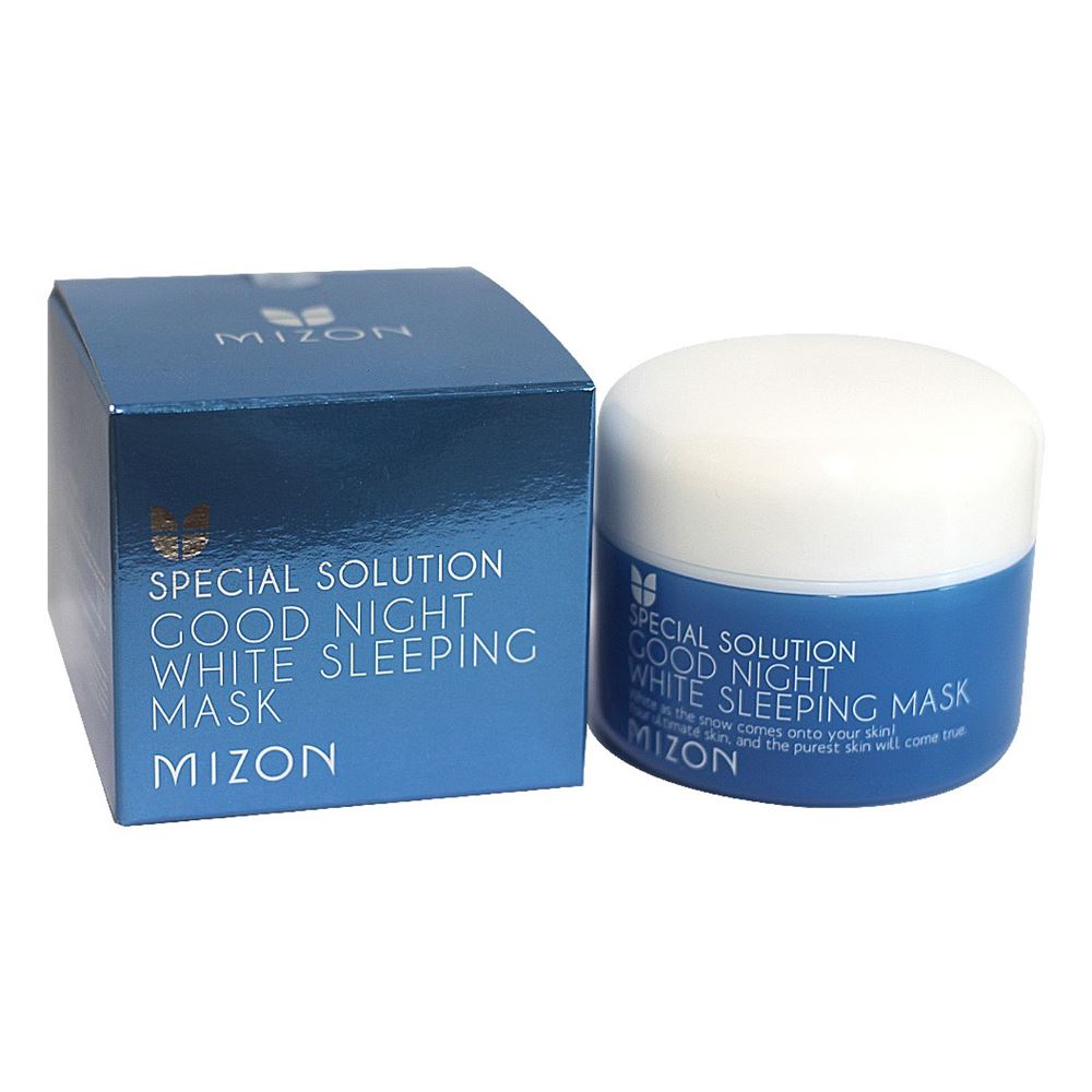 фото Маска ночная отбеливающая с лавандой mizon good night white sleeping mask 50 мл