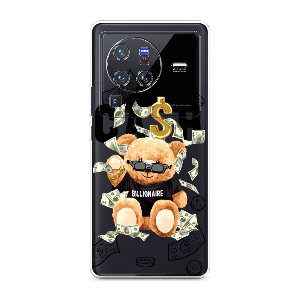 

Чехол на Vivo X80 Pro "Big cash", Черный;серый;бежевый, 266650-6