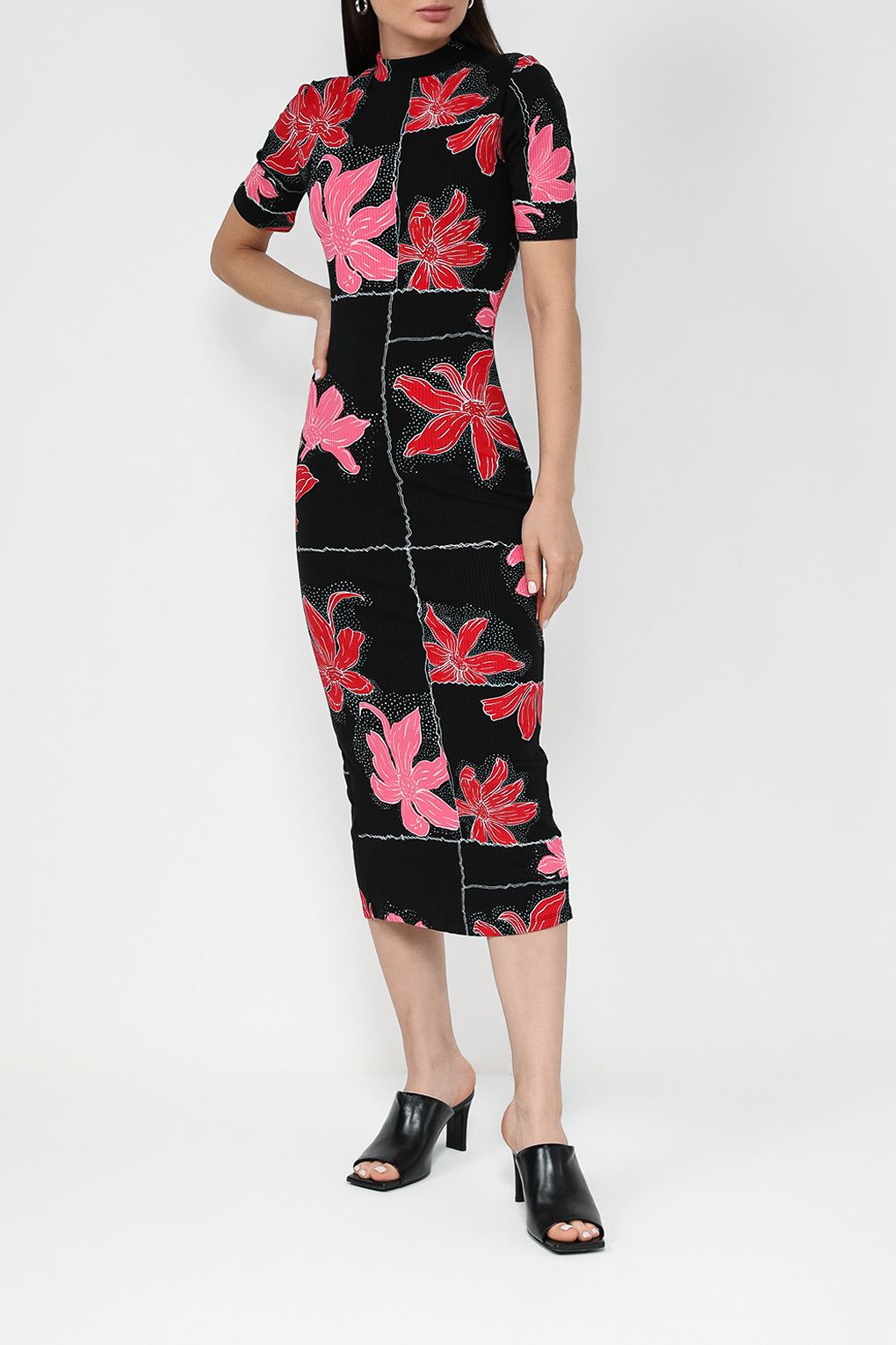 

Платье женское Desigual 24SWVK40 красное XL, Красный, 24SWVK40