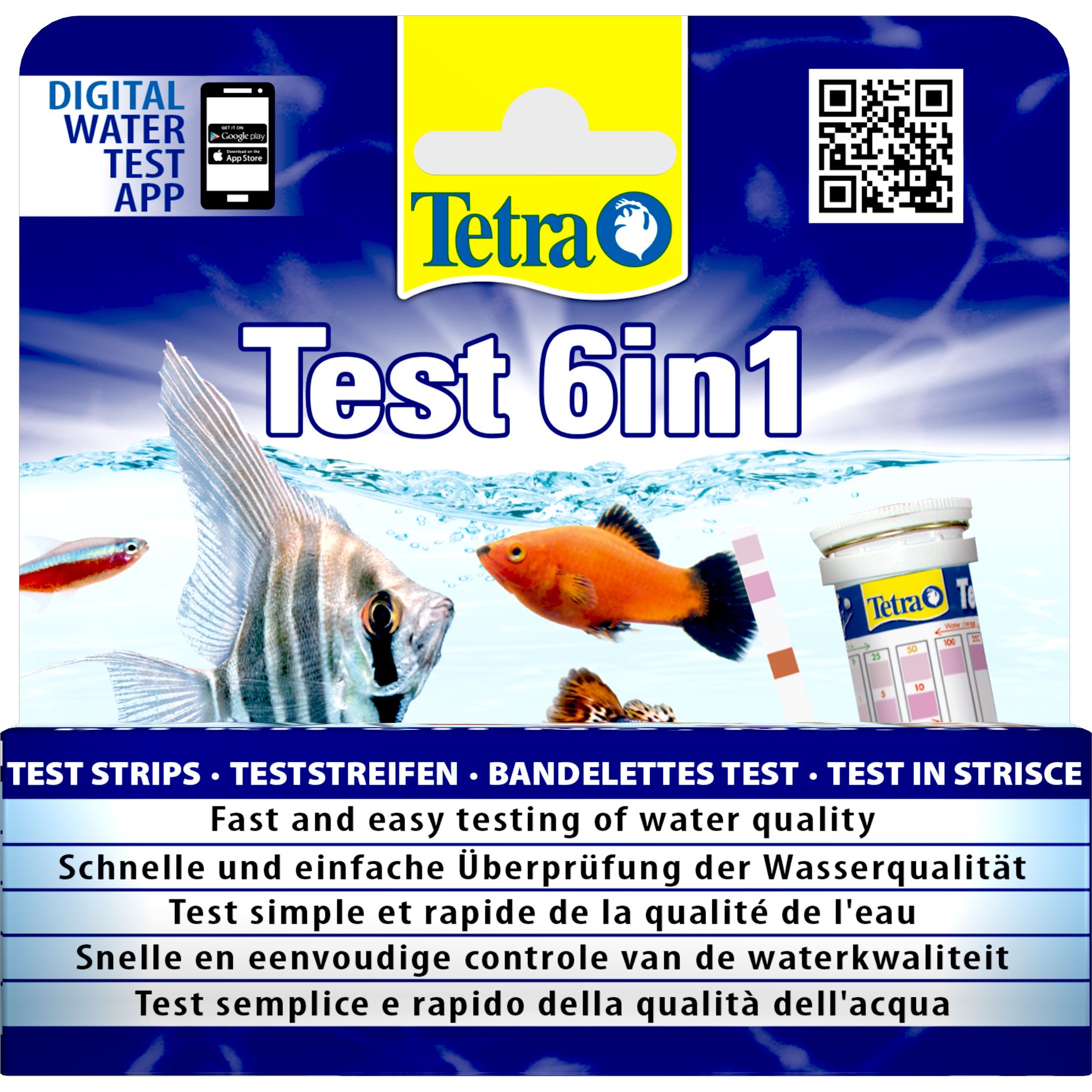 Тест-полоски для воды Tetra Tetratest 6 in 1