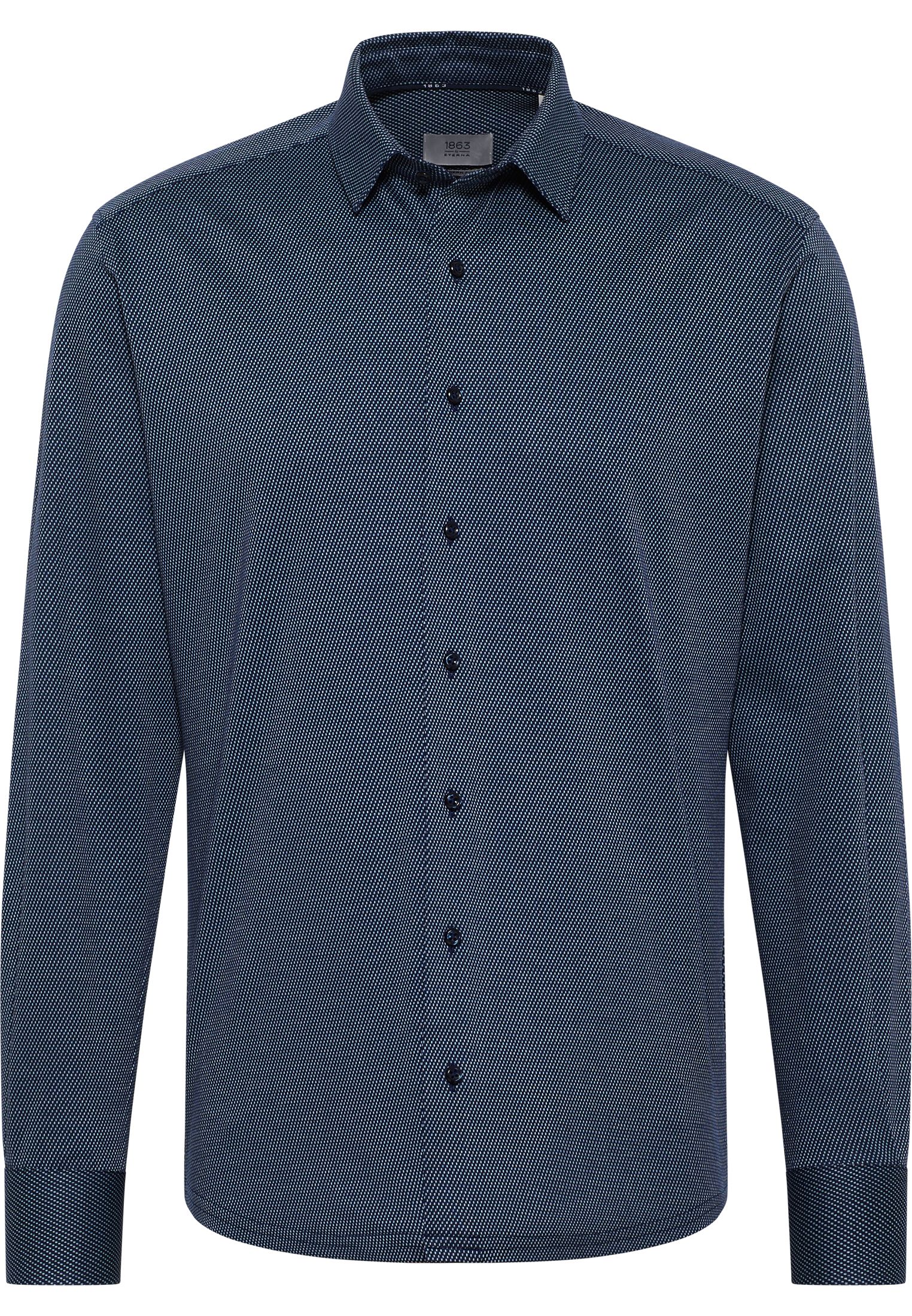 Рубашка мужская ETERNA 2110-19-JS1K синяя 41