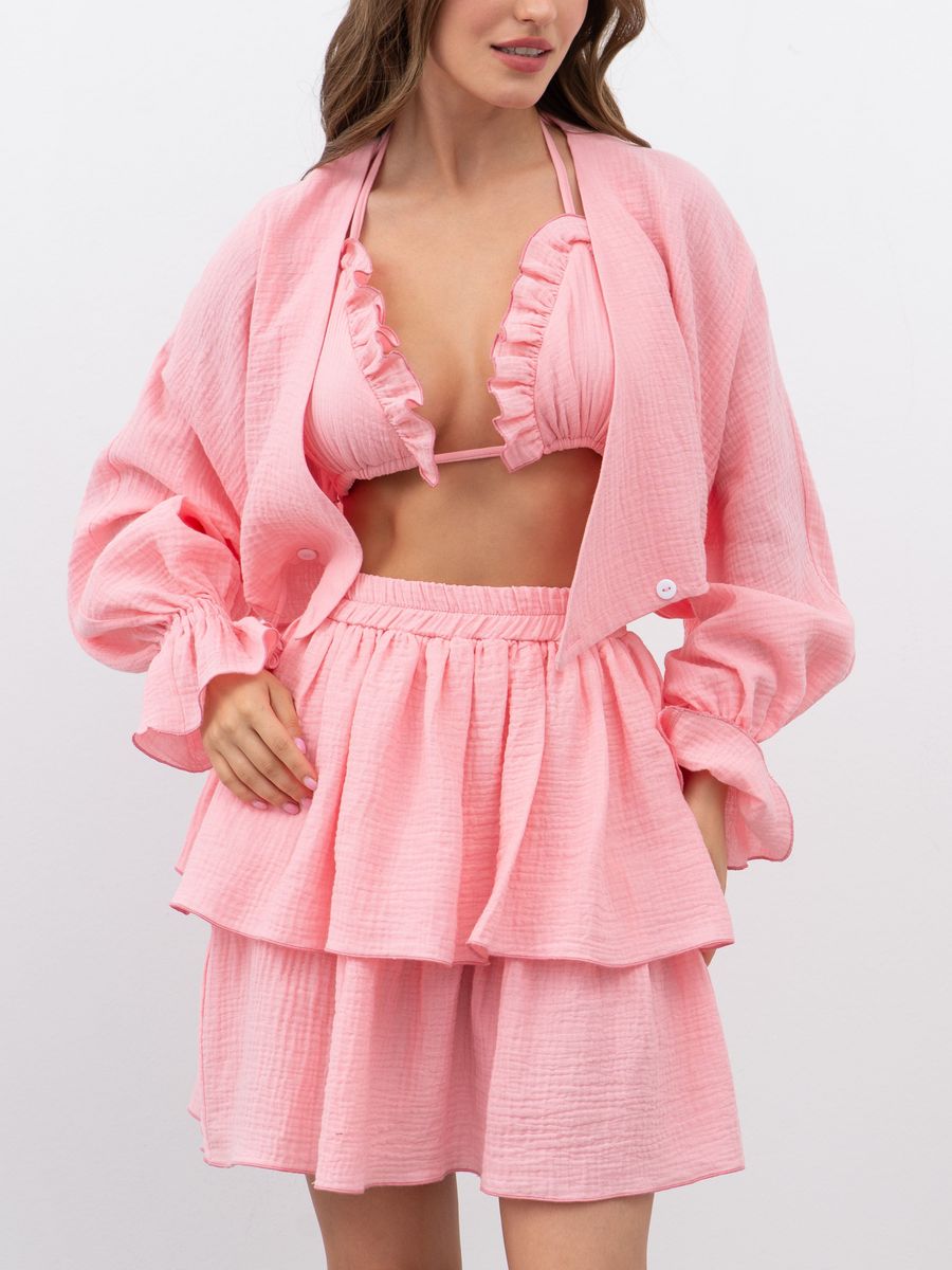 

Костюм женский Mimi Pajamas Brand 10013 розовый 48-50 RU, 10013