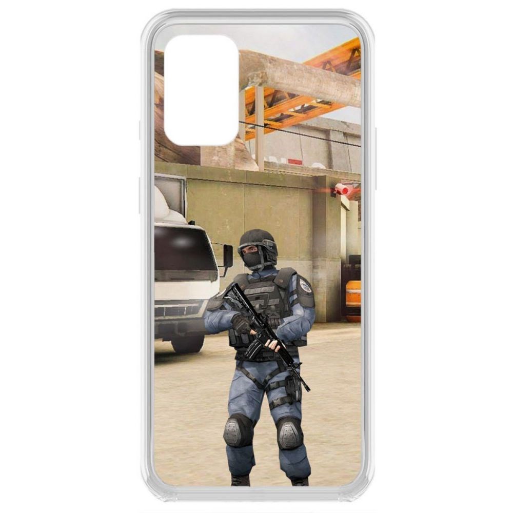 

Чехол-накладка Krutoff Standoff 2 - GIGN для OnePlus 8T, Прозрачный
