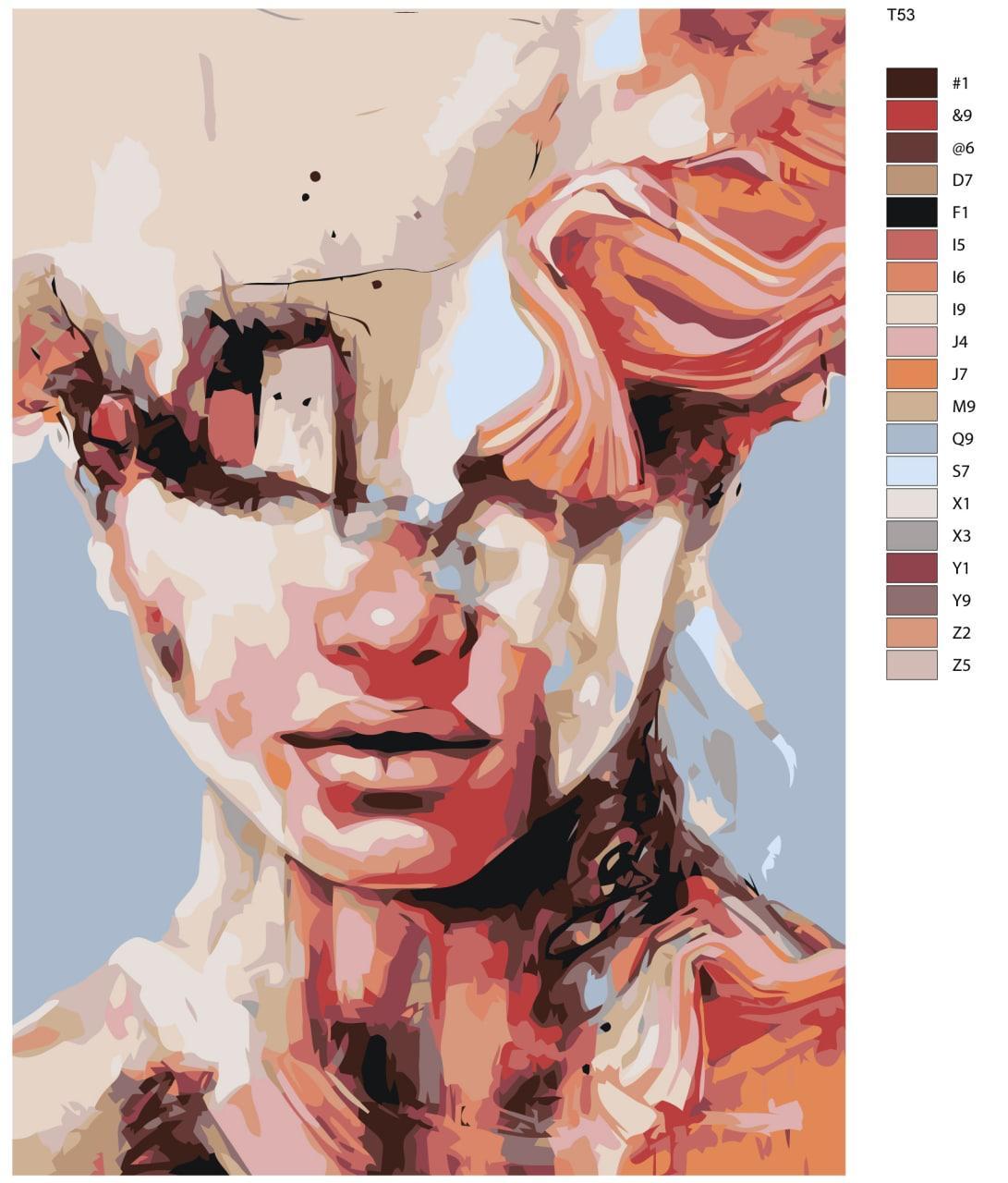 

Картина по номерам BRUSHES-PAINTS Т 53, Начитанная женщина
