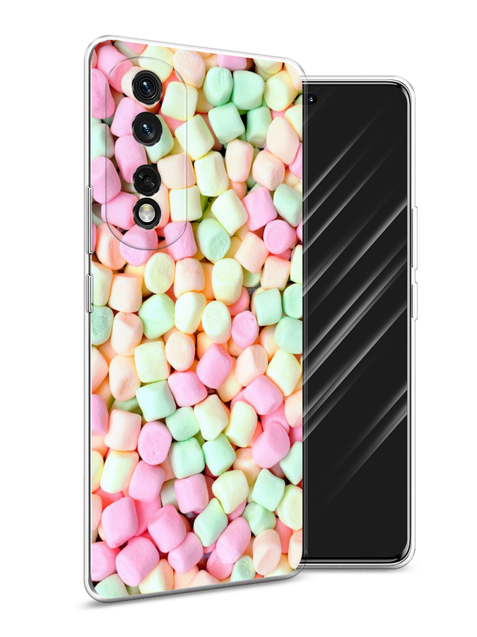 

Чехол Awog на Honor 80 Pro "Marshmallows", Зеленый;желтый;розовый, 6120450-10