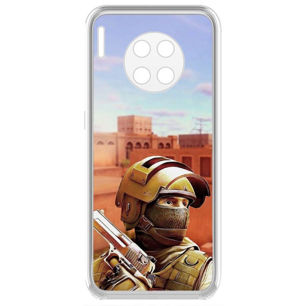 

Чехол-накладка Krutoff Cтандофф 2 (Standoff 2) - Спец для Huawei Mate 30, Прозрачный