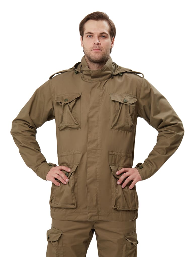 Костюм Ursus Капрал куртка-брюки, коричневый, 60-62, 170-176