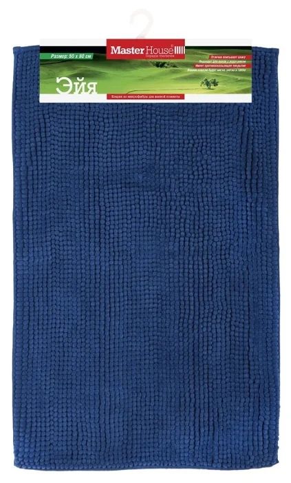 Коврик Мастер Хаус 60610 Эйя синий 50*80см микрофибра