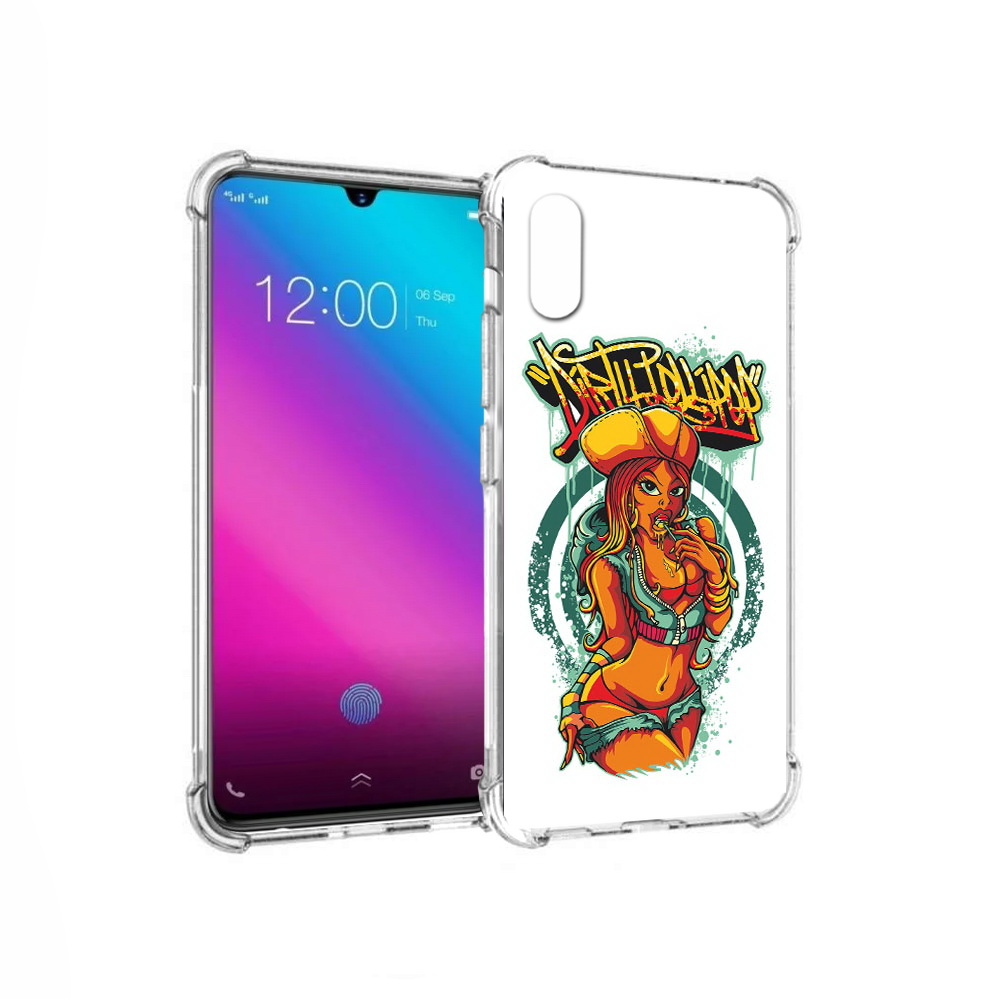 Чехол MyPads Tocco для Vivo V11 нарисованная девушка комикс (PT117900.427.500)