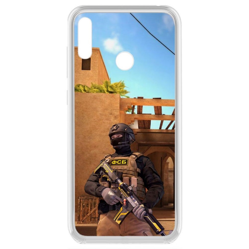 

Чехол-накладка Krutoff Standoff 2 - ФСБ для Huawei Y7 (2019), Прозрачный