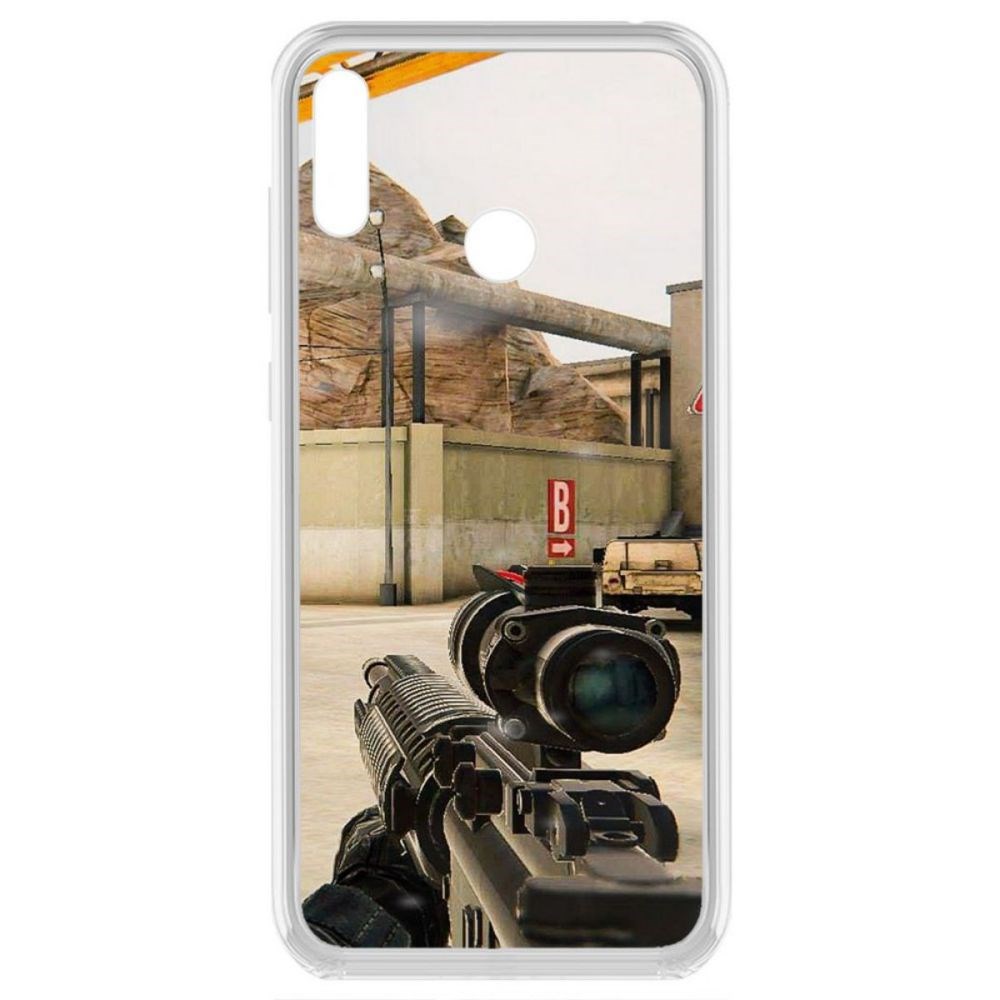 

Чехол-накладка Krutoff Standoff 2 - Оптика для Huawei Y7 (2019), Прозрачный
