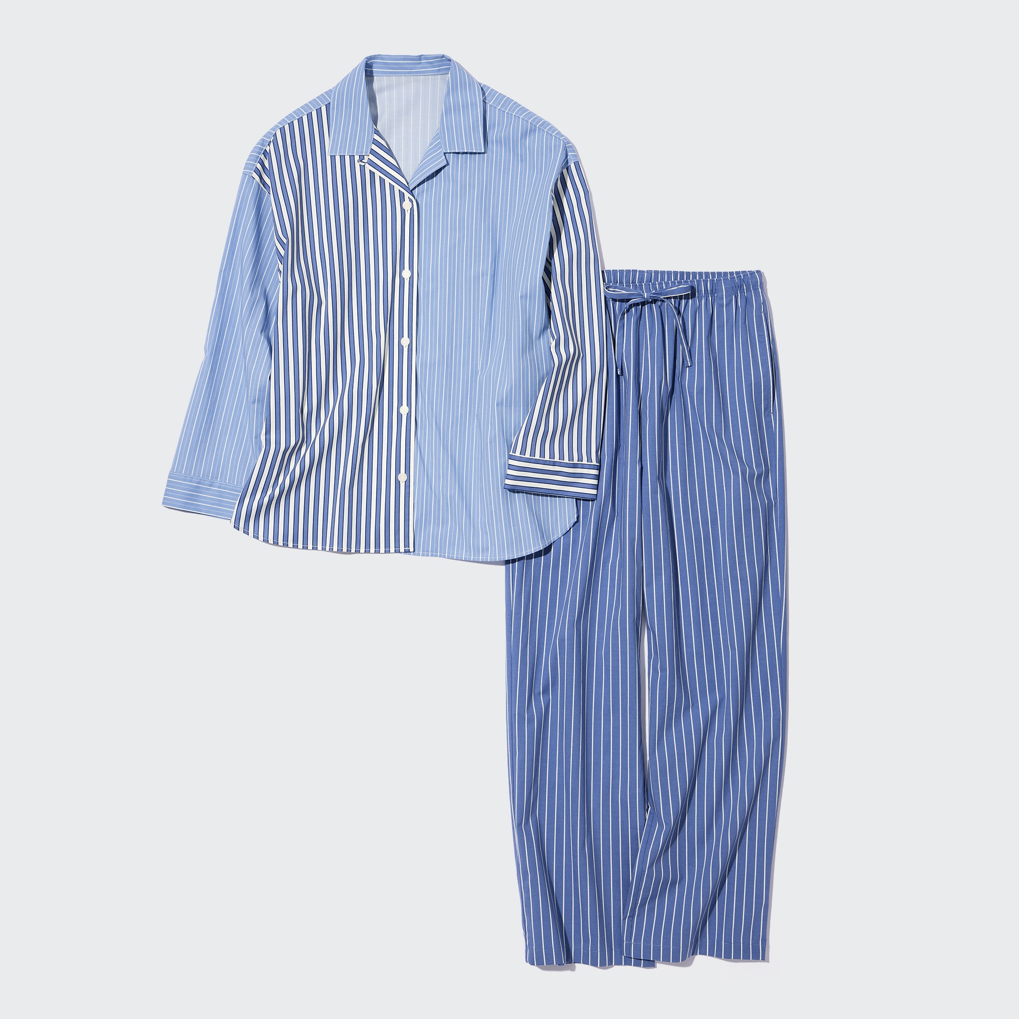Пижама женская UNIQLO 449743COL63 синяя 2XS (доставка из-за рубежа)