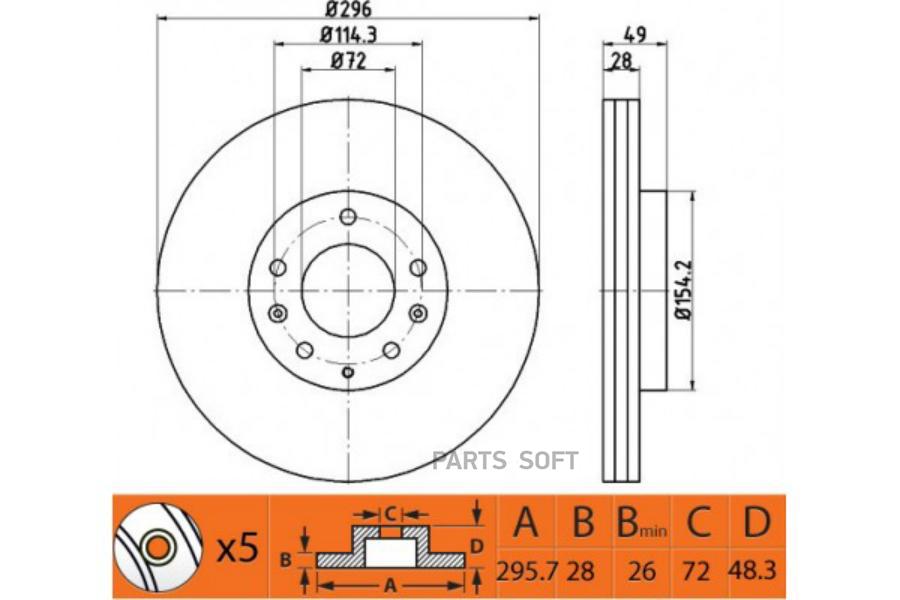 

Диски тормозные SB Nagamochi br25117t