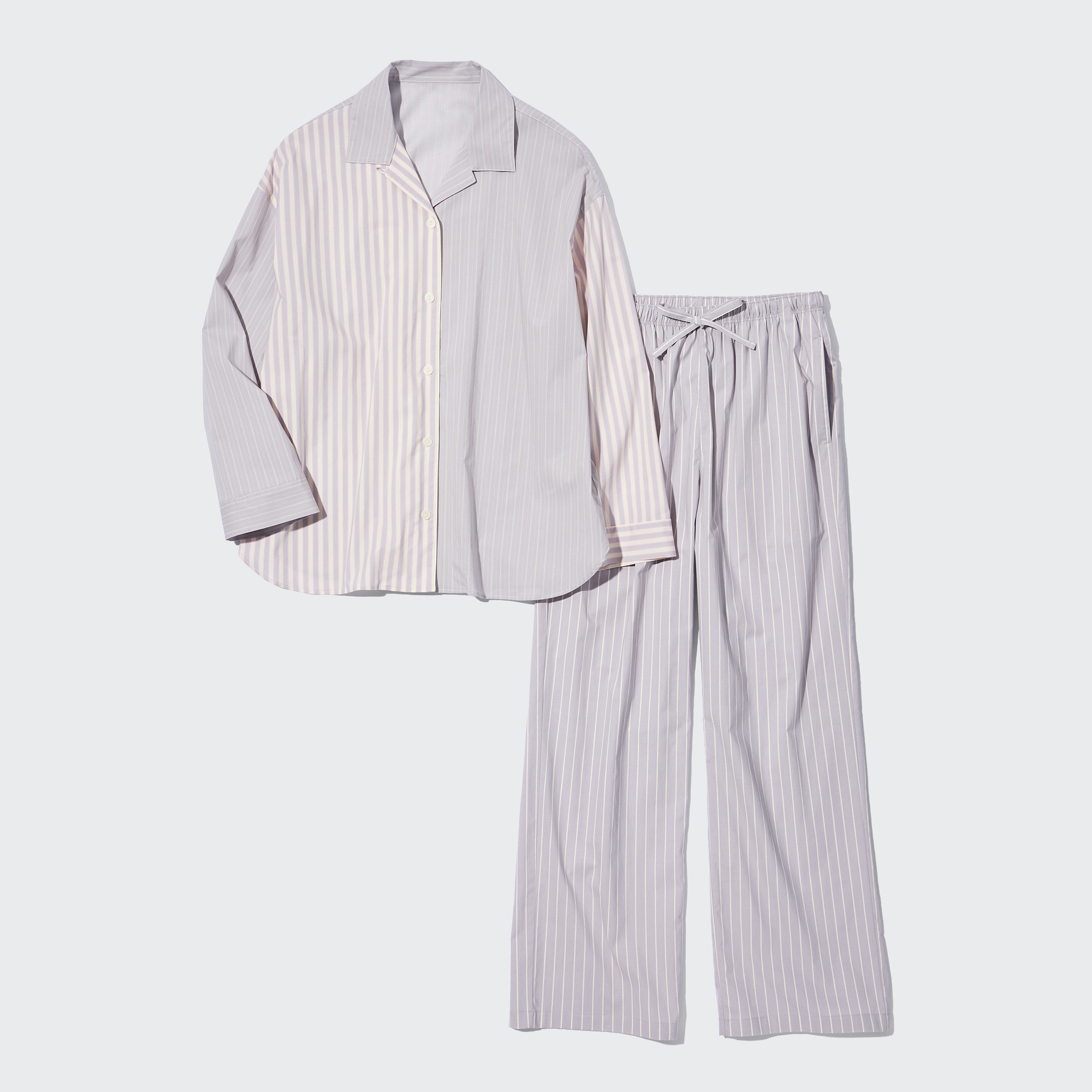 Пижама женская UNIQLO 449743COL02 серая 2XS (доставка из-за рубежа)