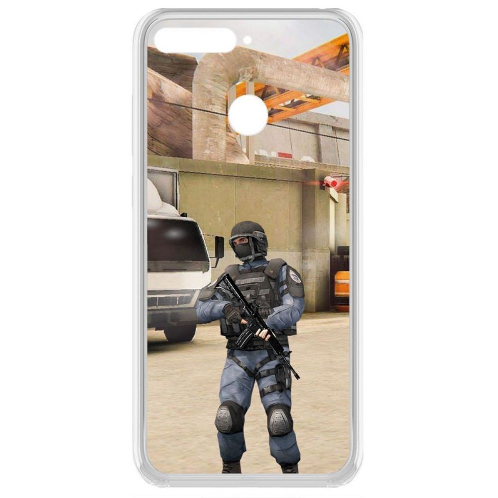 

Чехол-накладка Krutoff Standoff 2 - GIGN для Huawei Y6 Prime (2018)