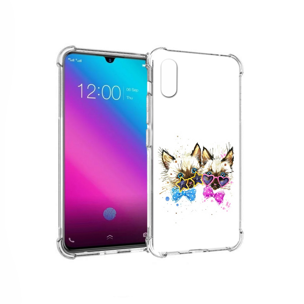 

Чехол MyPads Tocco для Vivo V11 милые котята (PT117900.427.474), Прозрачный, Tocco