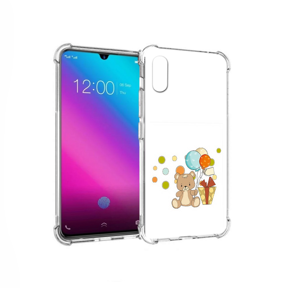

Чехол MyPads Tocco для Vivo V11 медвеженок с подарком (PT117900.427.470), Прозрачный, Tocco