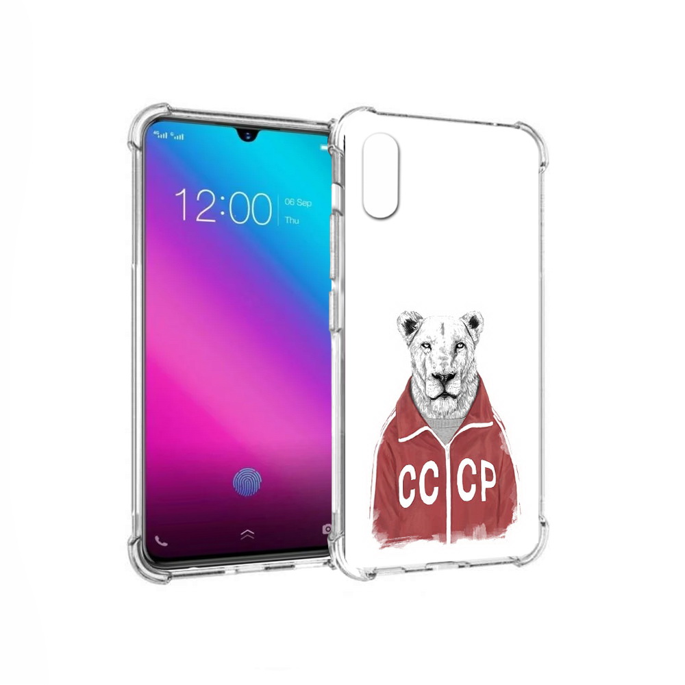 

Чехол MyPads Tocco для Vivo V11 львица ссср (PT117900.427.450), Прозрачный, Tocco