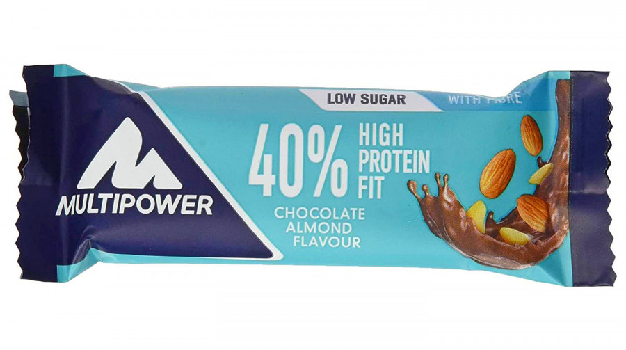 

Multipower, Protein Fit Bar 40% Low Sugar white Fibre, 35г (Шоколад-Миндаль)