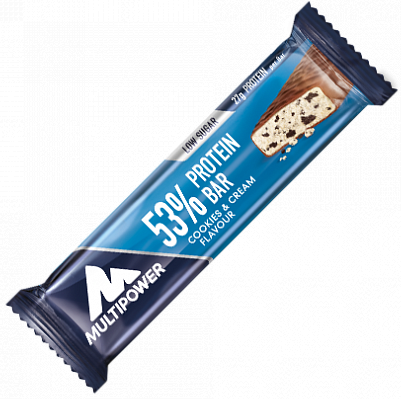 фото Multipower, 53% protein boost bar, 45г (печенье-сливки)