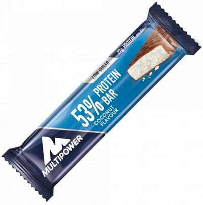 

Multipower, 53% Protein Boost Bar, 45г (Кокос)