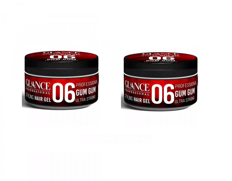 Гель для укладки волос Glance Professional gum hold 06 300мл 2 шт