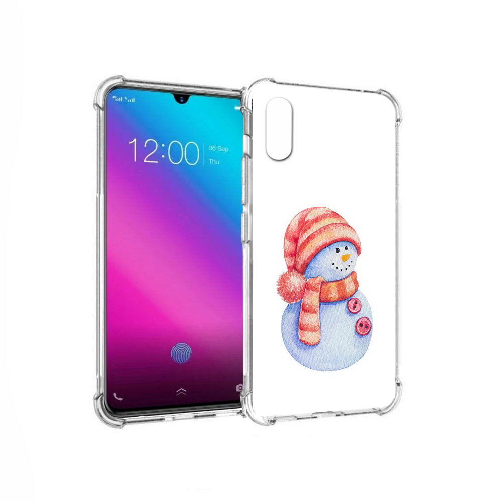

Чехол MyPads Tocco для Vivo V11 Веселый снеговик (PT117900.427.44), Прозрачный, Tocco
