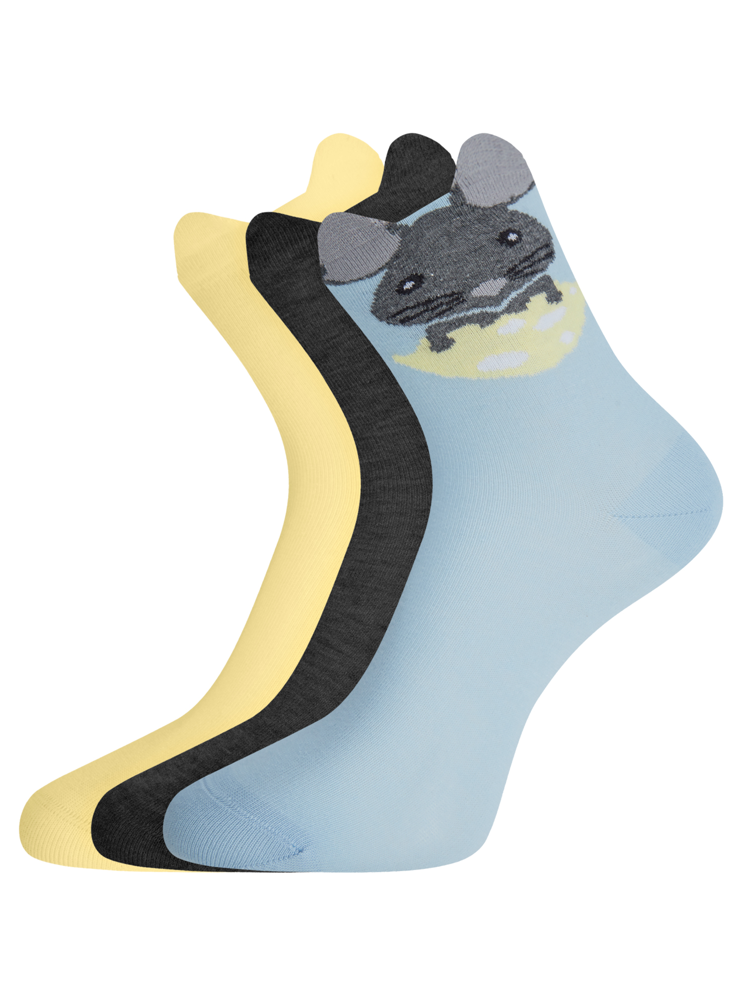 фото Набор носков женских oodji 57102802-2t3 разноцветных 35-37