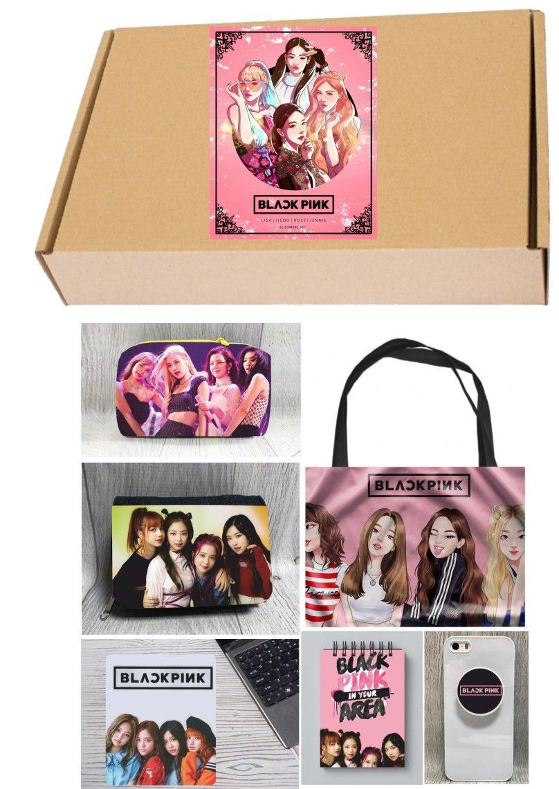 

Бокс с подарком БлэкПинк, Blackpink 32545-14, 6 предметов, Бежевый, БлэкПинк, Blackpink