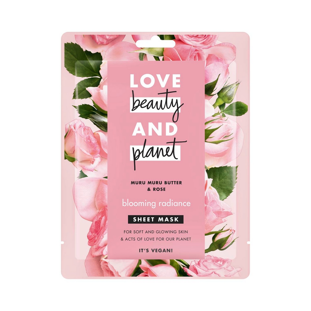 Маска для лица LOVE BEAUTY AND PLANET Цветущий вид  1 шт,