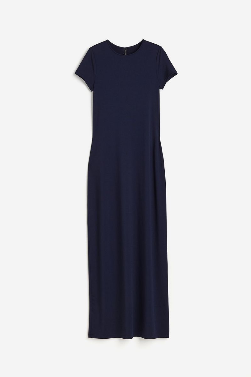 

Платье женское H&M 1208745 синее XS, Синий, 1208745