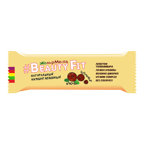 

Beauty.Fit, ЭКО Мармелад без сахара, 50г (Клюква-Топинамбур)