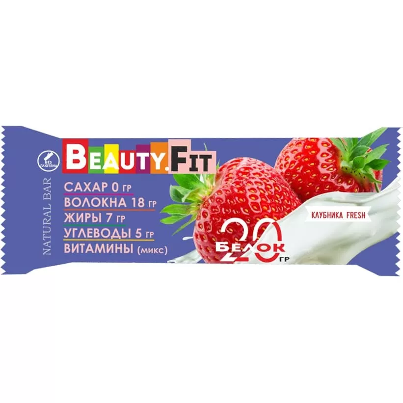 

Beauty.Fit, ЭКО Мармелад без сахара, 50г (Клубника)