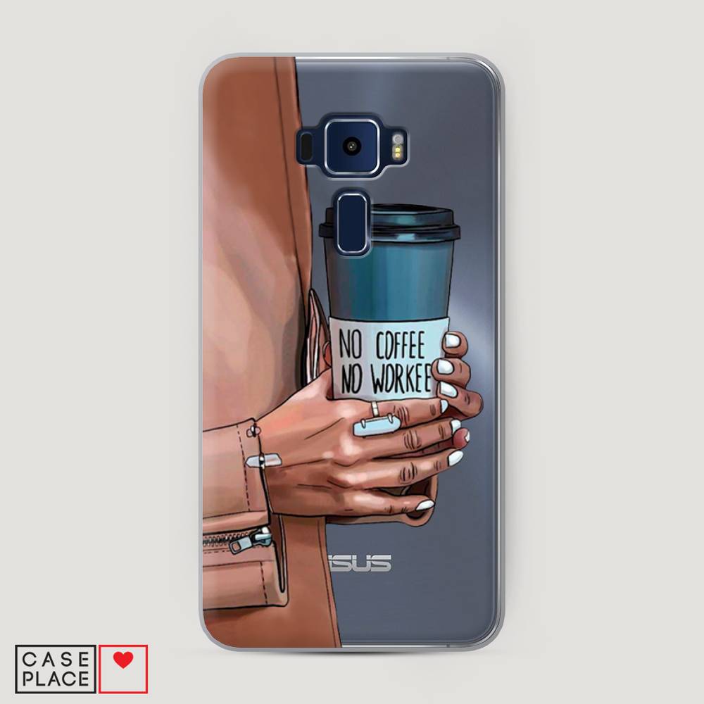 фото Чехол awog "no coffee" для asus zenfone 3 ze552kl