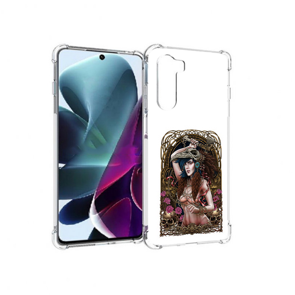 

Чехол MyPads Tocco для Motorola Moto G200 красивая девушка рисунок (PT227076.355.407), Прозрачный, Tocco