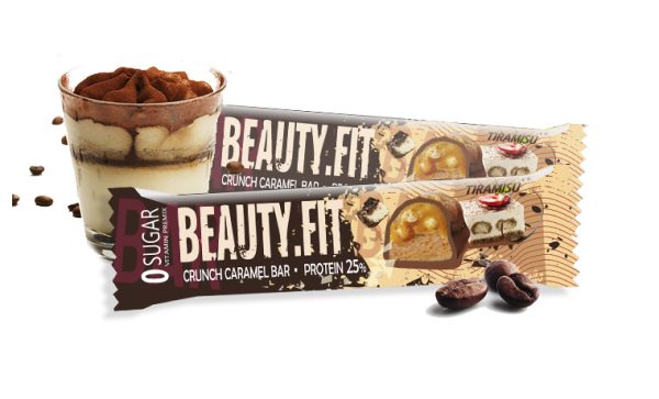 

Beauty.Fit, Nuts&Caramel Protein Bar, 60г (1/12) (Тирамису)
