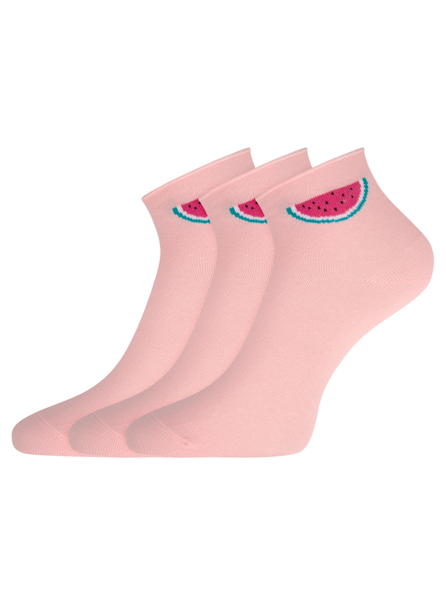 

Комплект носков женских oodji 57102705T3 розовых 35-37, 57102705T3