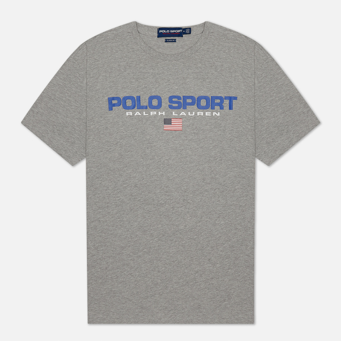 

Футболка мужская Polo Ralph Lauren 710-750444 серая M, 710-750444