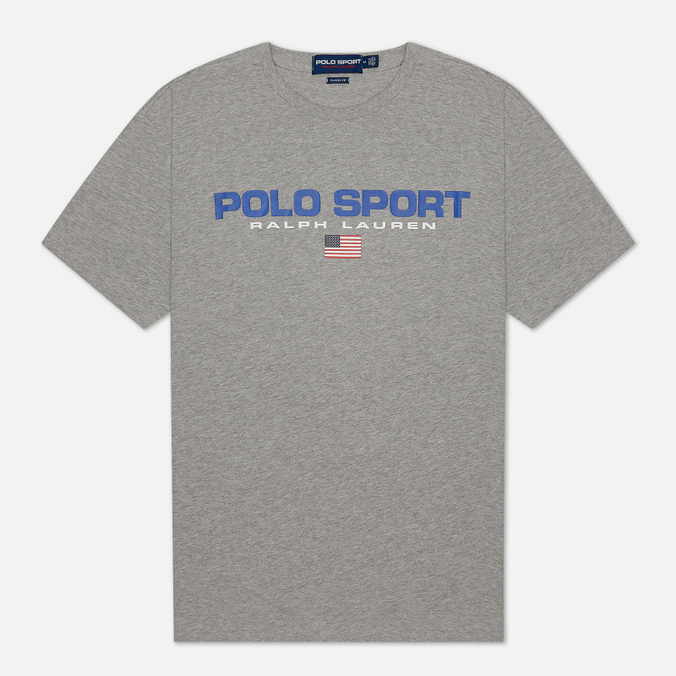 

Футболка мужская Polo Ralph Lauren 710-750444 серая S, 710-750444