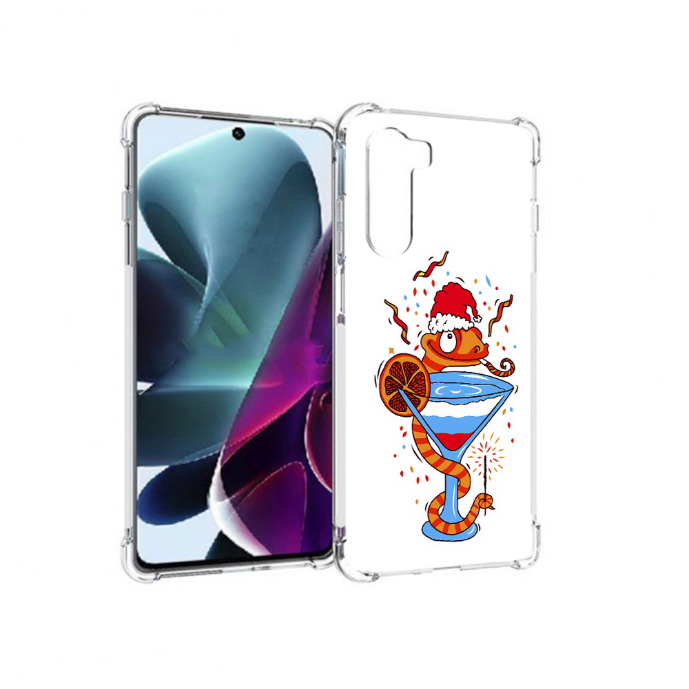 

Чехол MyPads Tocco для Motorola Moto G200 змейка (PT227076.355.364), Прозрачный, Tocco
