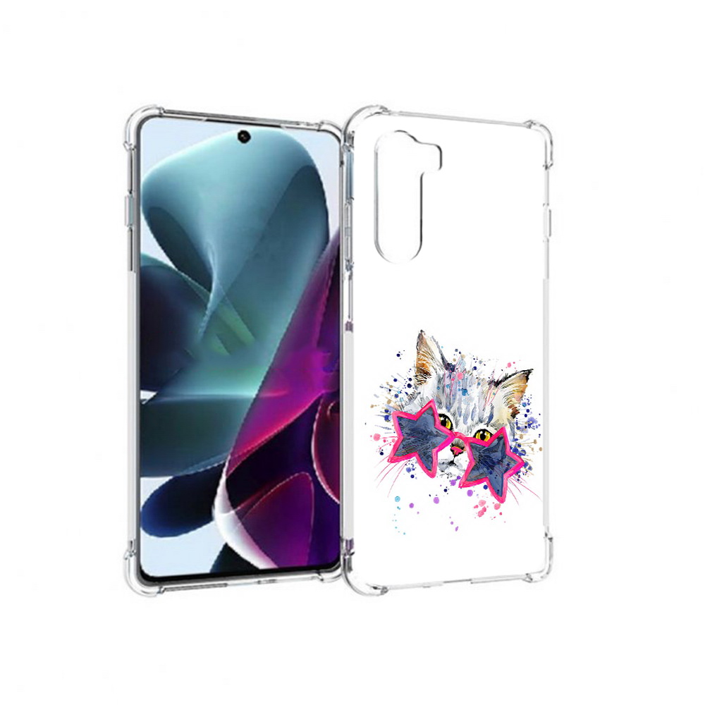 

Чехол MyPads Tocco для Motorola Moto G200 звездные очки (PT227076.355.353), Прозрачный, Tocco