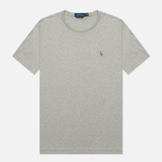 

Футболка мужская Polo Ralph Lauren 710-740727 серая XXL, 710-740727