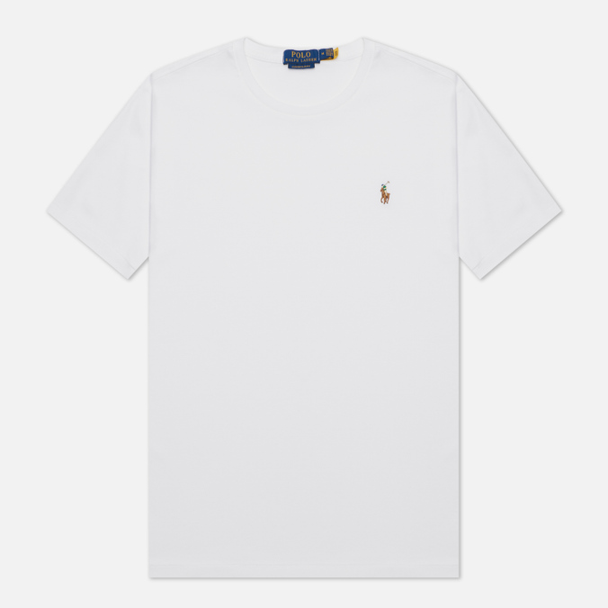 

Футболка мужская Polo Ralph Lauren 710-740727 белая S, 710-740727