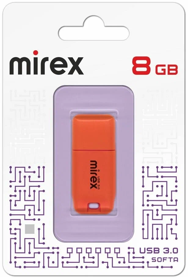 

Флешка Mirex Softa 8 ГБ оранжевый (13600-FM3SOR08), 13600-FM3SOR08
