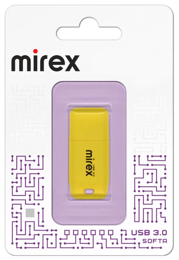 

Флешка MIREX Softa 8 ГБ желтый (13600-FM3SYE08), 13600-FM3SYE08