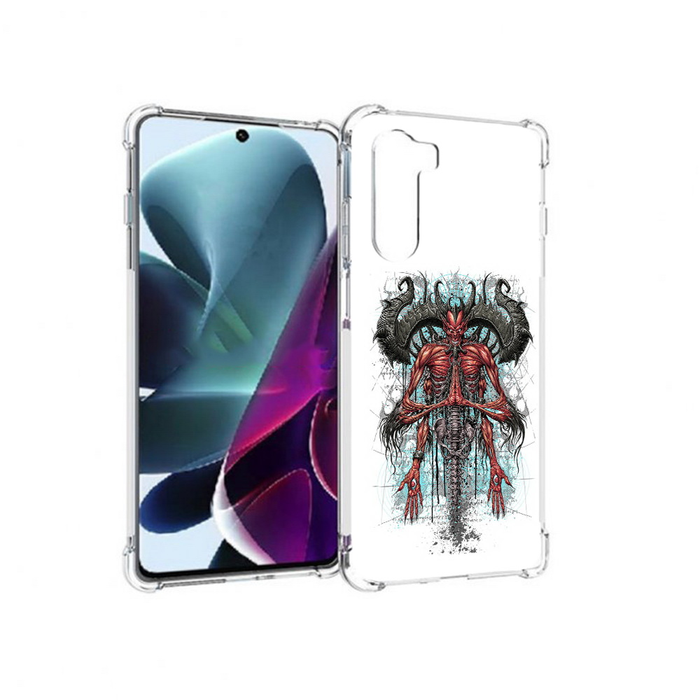 

Чехол MyPads Tocco для Motorola Moto G200 дьявол (PT227076.355.340), Прозрачный, Tocco