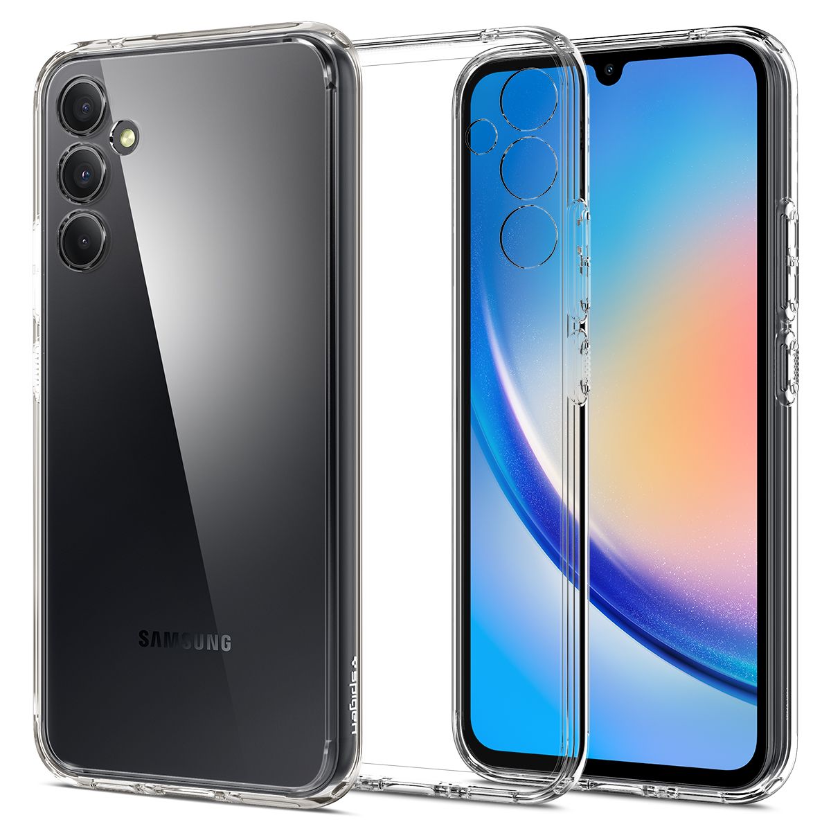 

Чехол Spigen для Galaxy A34 5G - Ultra Hybrid - Прозрачный - ACS05904, Ultra Hybrid