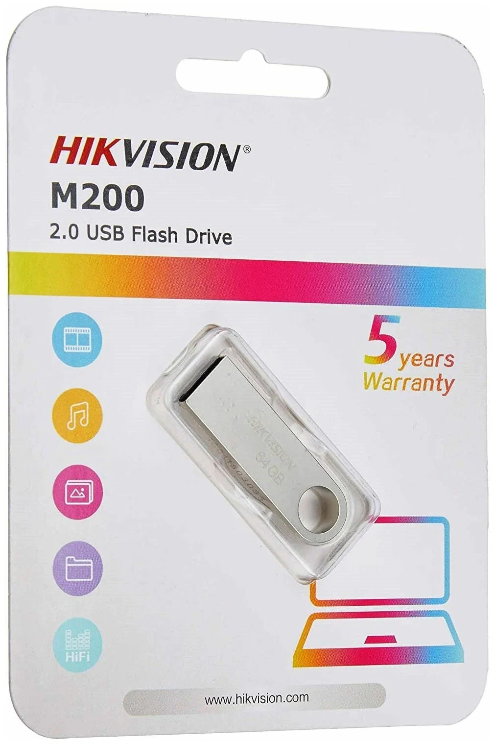 

Флешка Hikvision HS-USB-M200/32G 32 ГБ серебристый, HS-USB-M200/32G