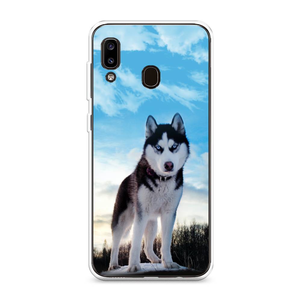 

Чехол Awog на Samsung Galaxy A20/A30 "Хаски 3", Разноцветный, 27650-2