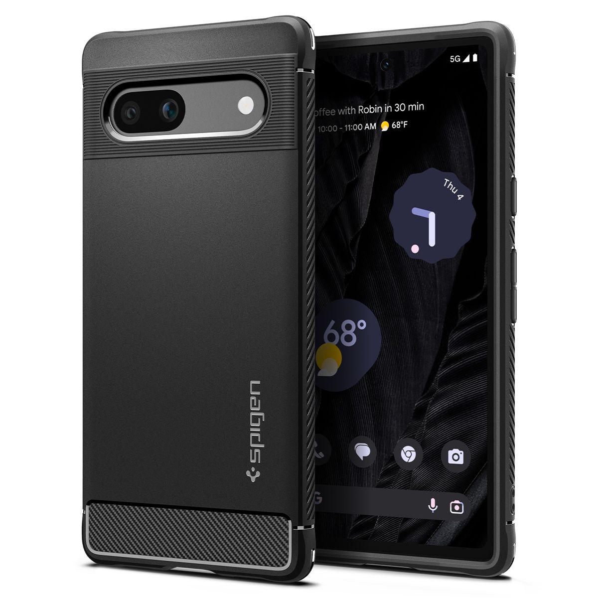 

Чехол Spigen для Pixel 7a - Rugged Armor - Черный - ACS05816, Rugged Armor